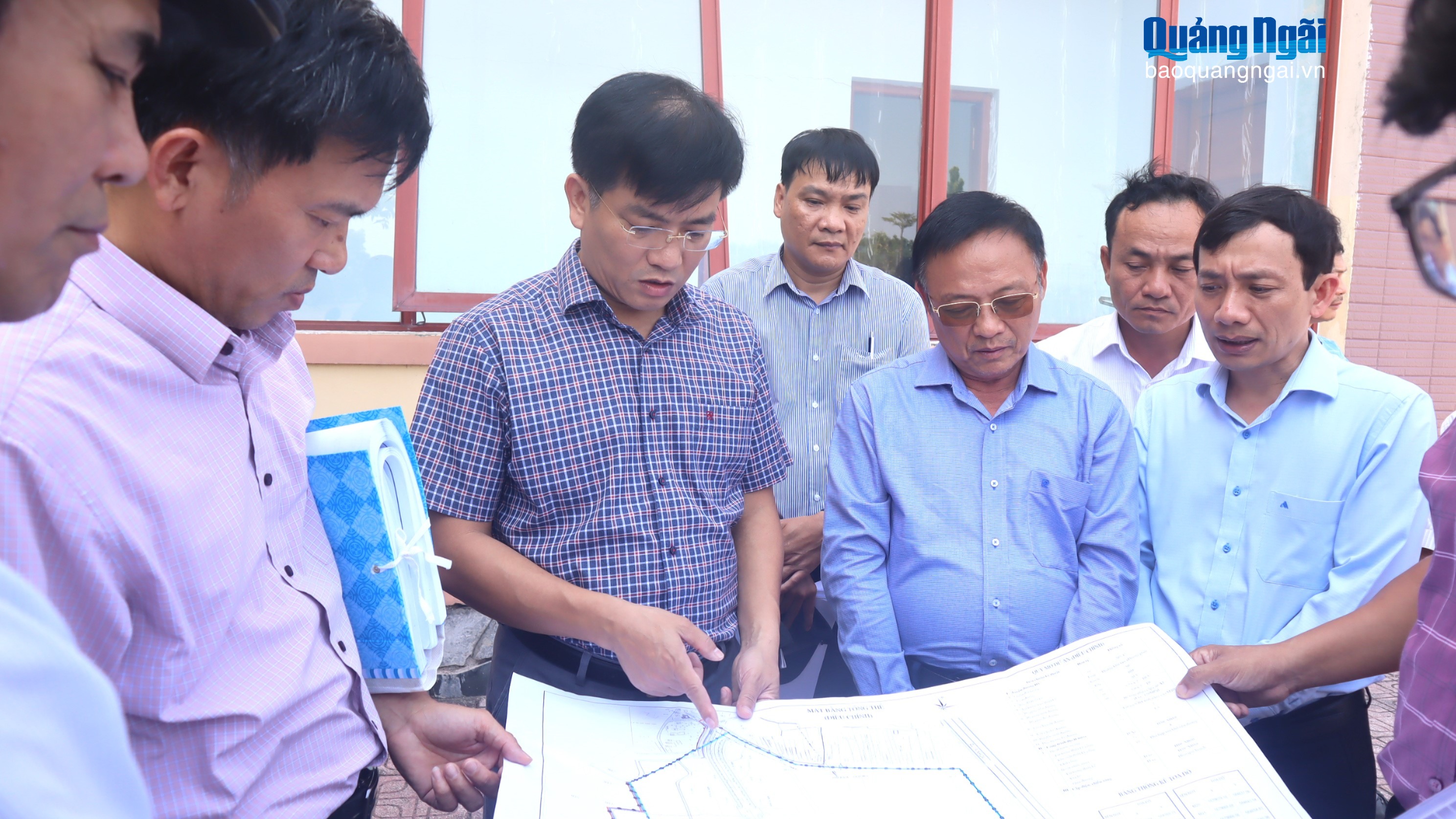 Kiểm tra dự án Khu dân cư và dịch vụ phục vụ Khu công nghiệp Tịnh Phong