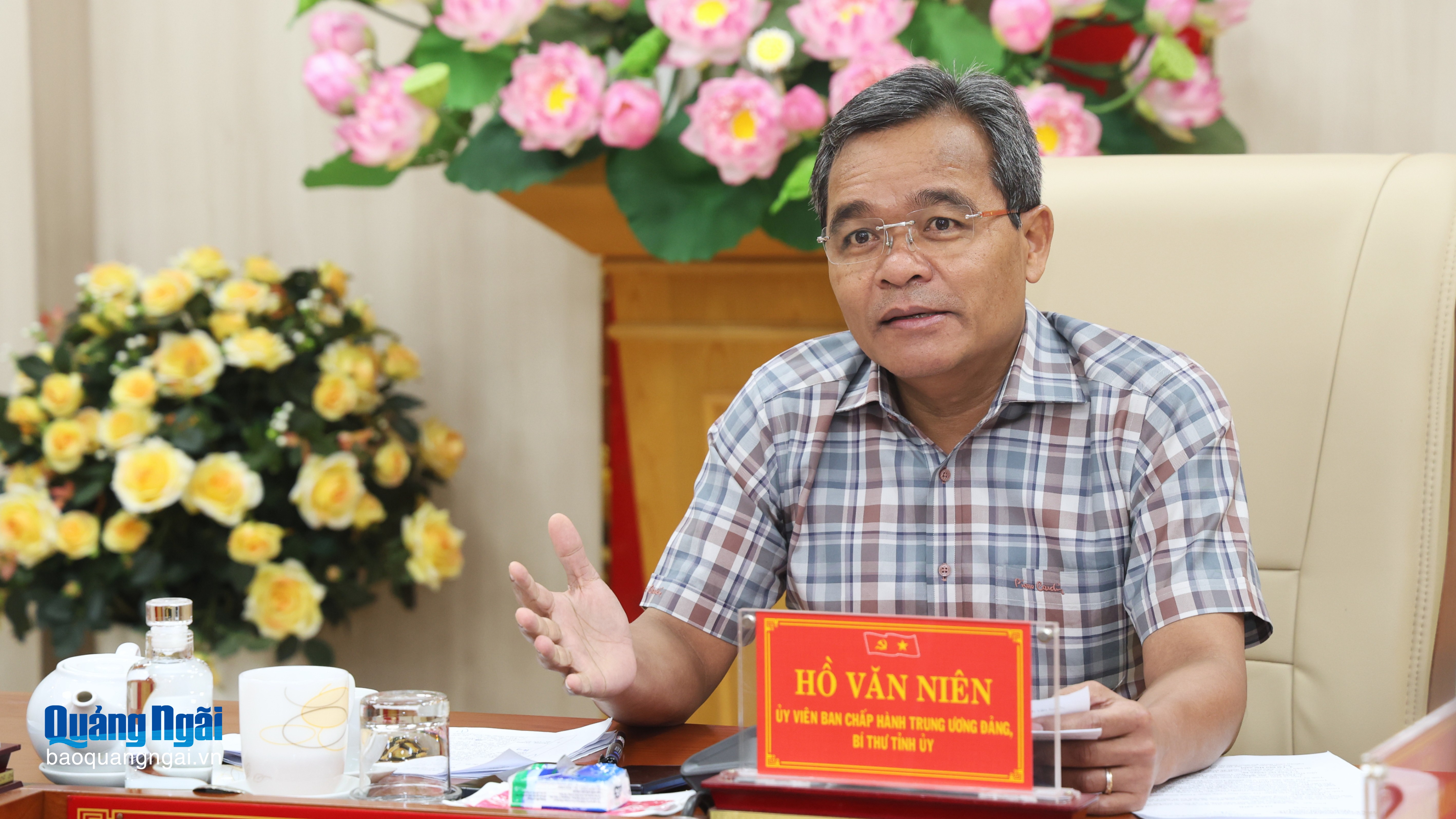 Bí thư Tỉnh ủy Hồ Văn Niên chủ trì Phiên họp lần thứ 3 Ban Chỉ đạo các công trình trọng điểm