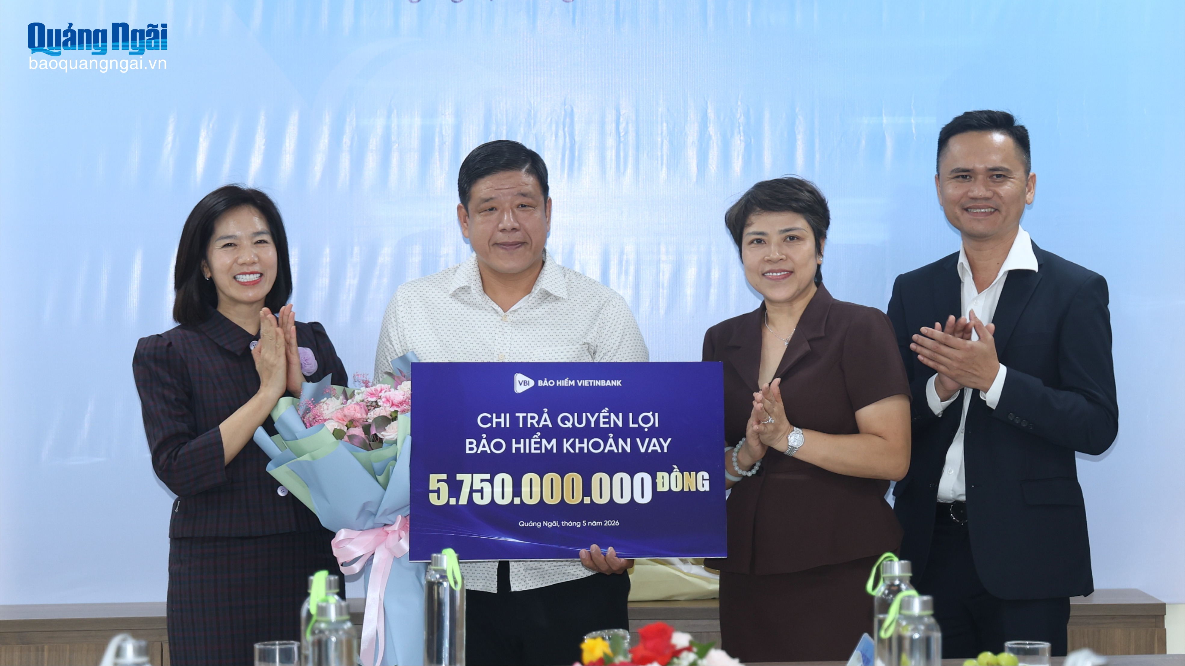VBI Quảng Ngãi đồng hành, chia sẻ rủi ro cùng khách hàng