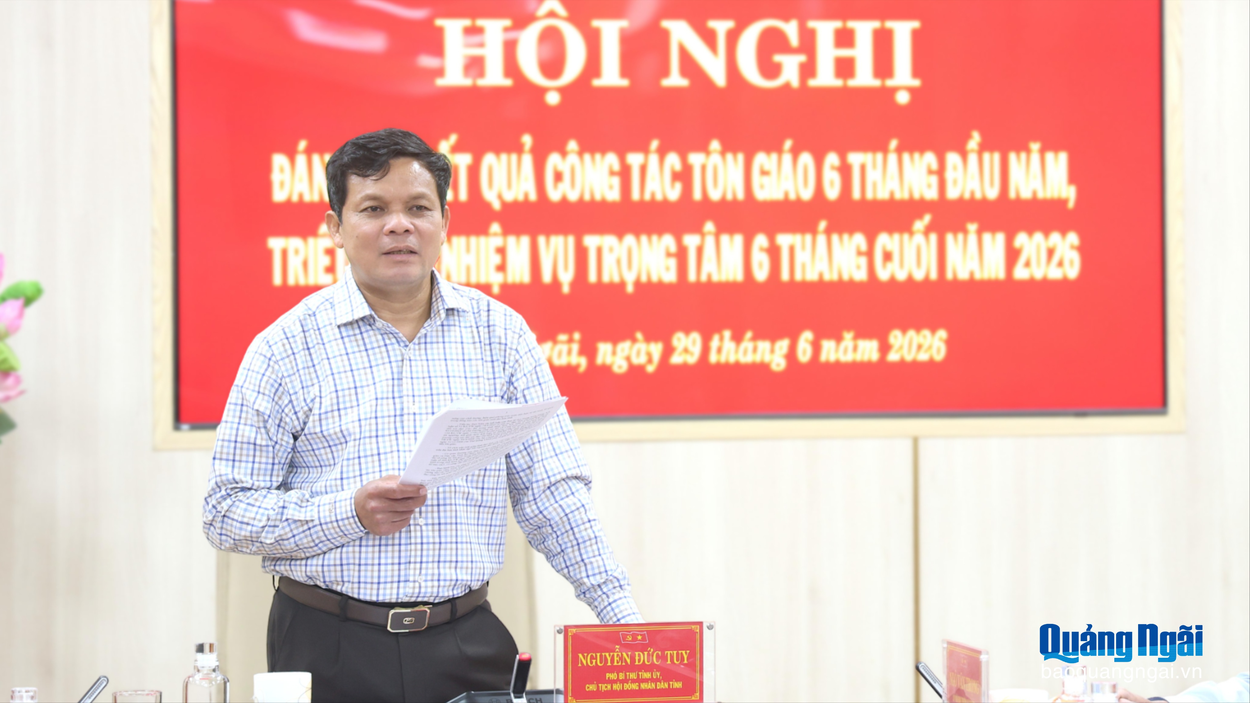Thực hiện tốt công tác tôn giáo, củng cố khối đại đoàn kết toàn dân tộc