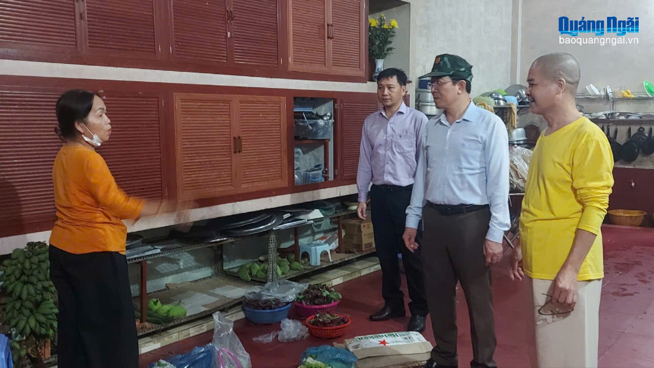 Chùa Cảnh Tiên sẵn sàng đón 100 người dân vào trú tránh bão.