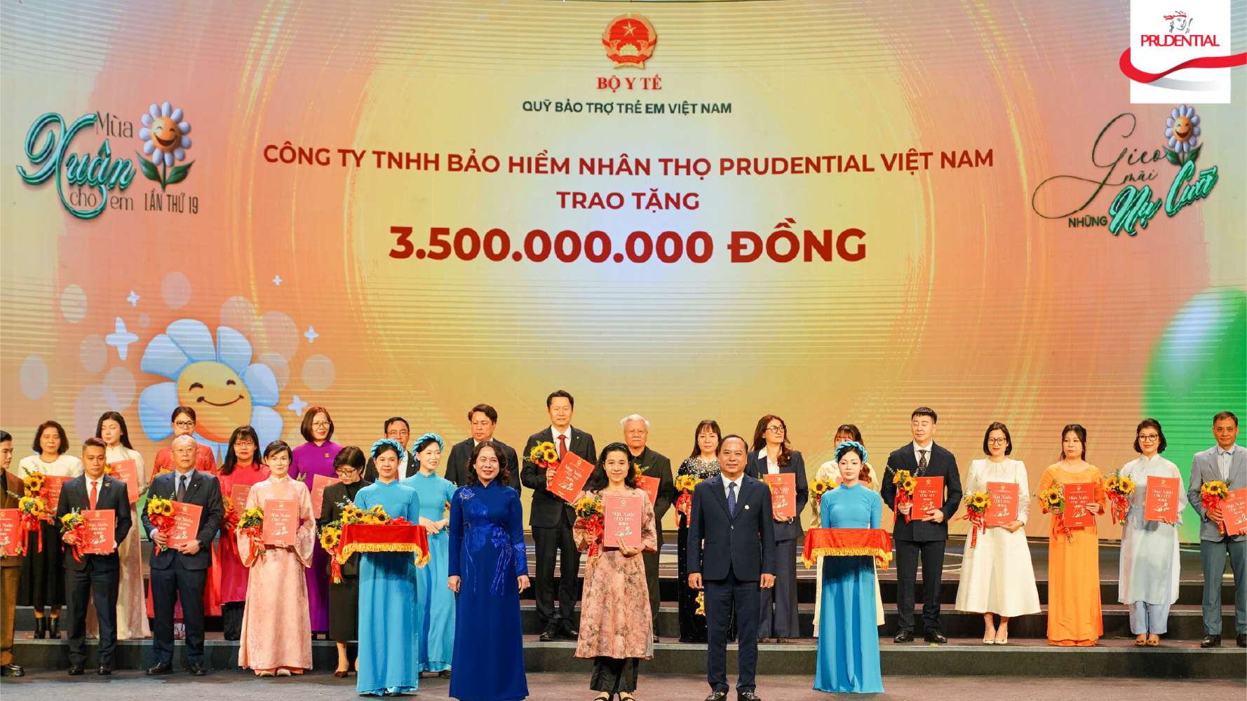 Prudential cam kết hỗ trợ các mầm non tương lai 3,5 tỷ đồng trong năm 2026 thông qua Quỹ Bảo trợ trẻ em Việt Nam