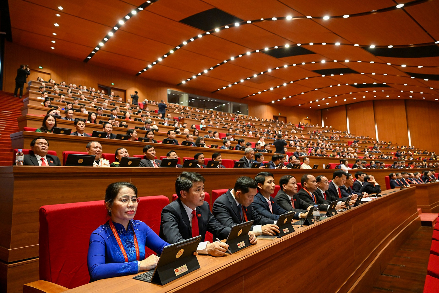 Các đại biểu dự Đại hội Đảng lần thứ XIV. Ảnh: daihoidangtoanquoc.vn