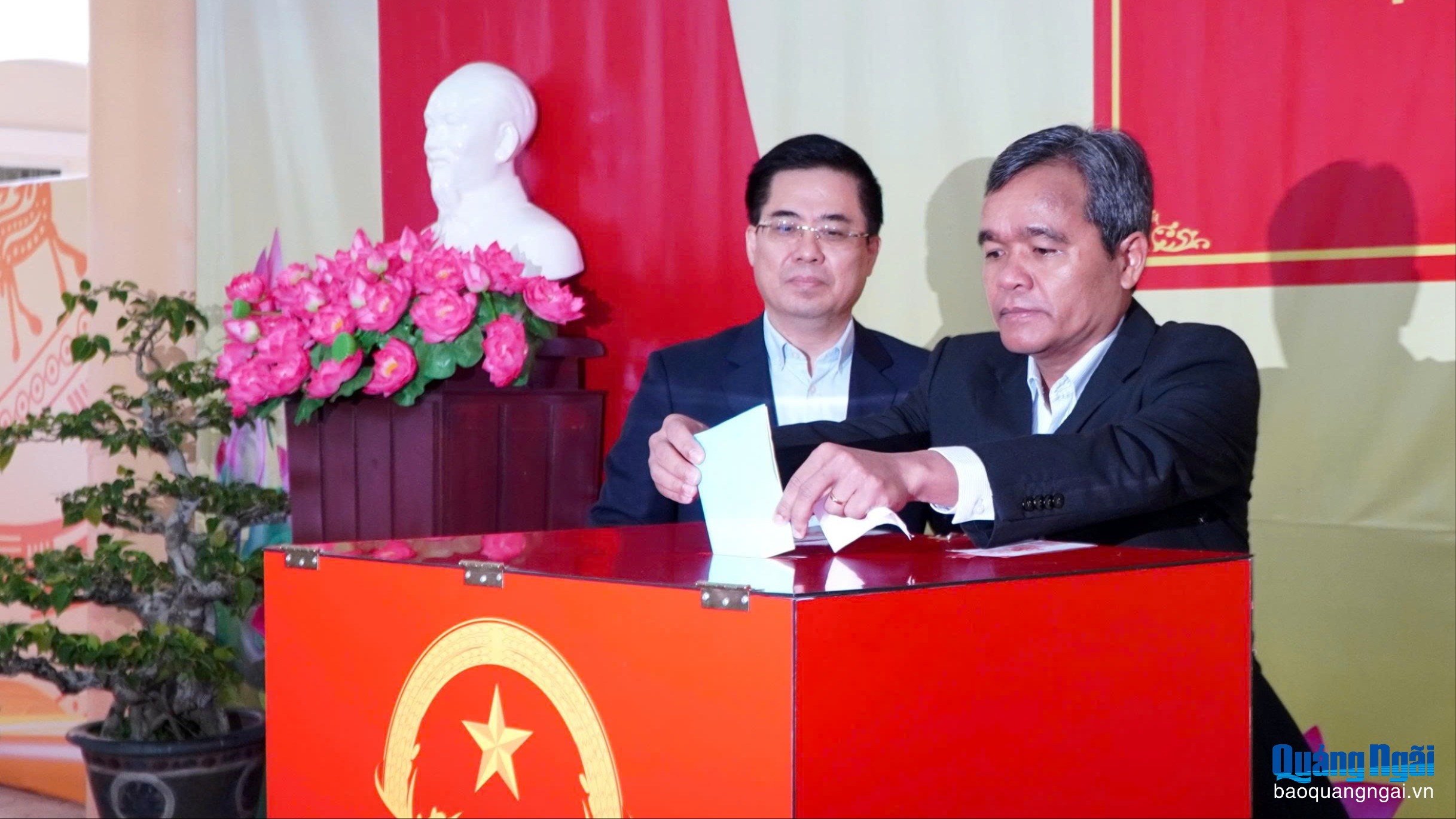 [Cập nhật]. Gần 99% cử tri Quảng Ngãi đã đi bầu cử