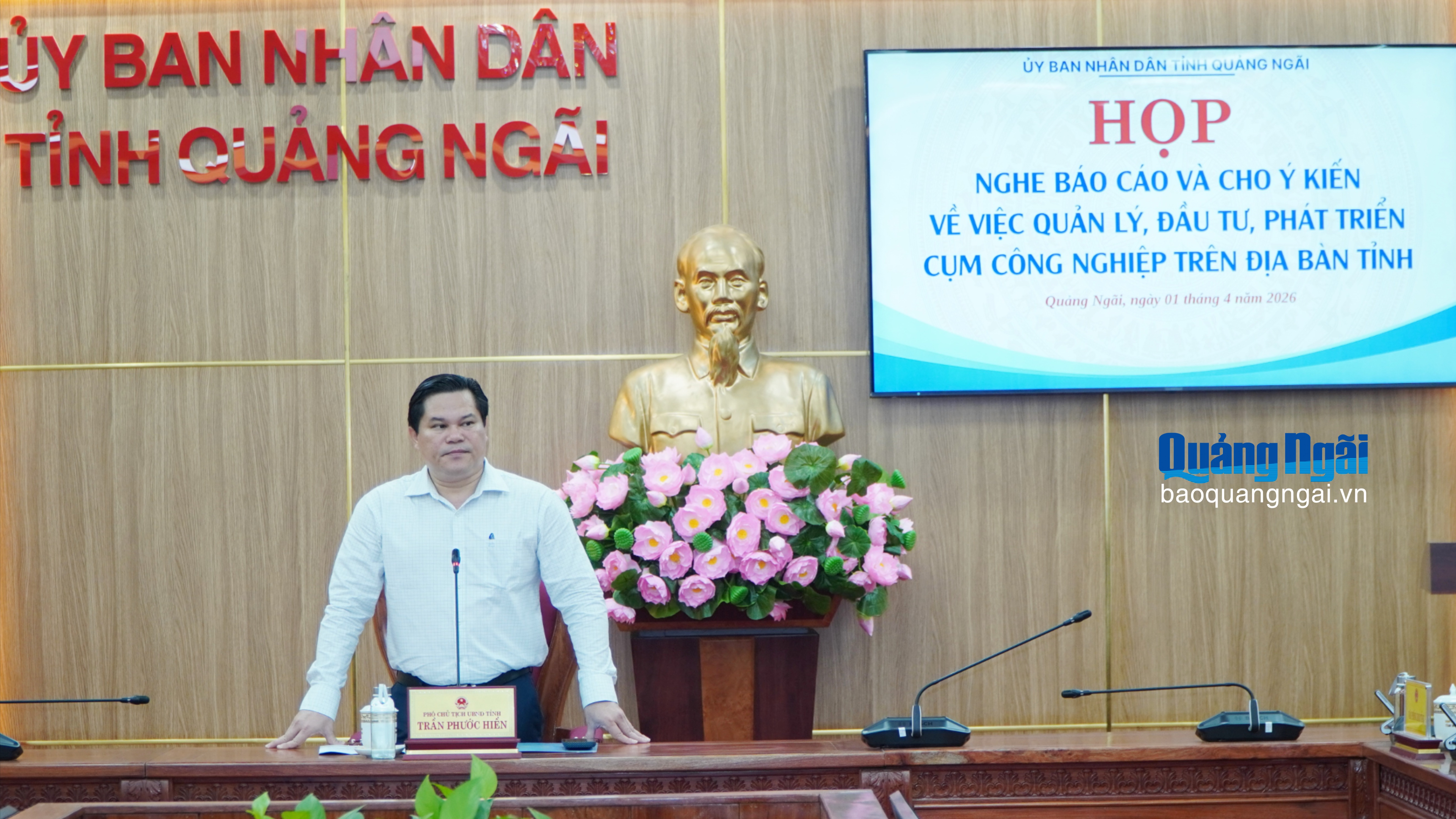 Đôn đốc tiến độ 2 dự án cụm công nghiệp đầu tư ngoài ngân sách