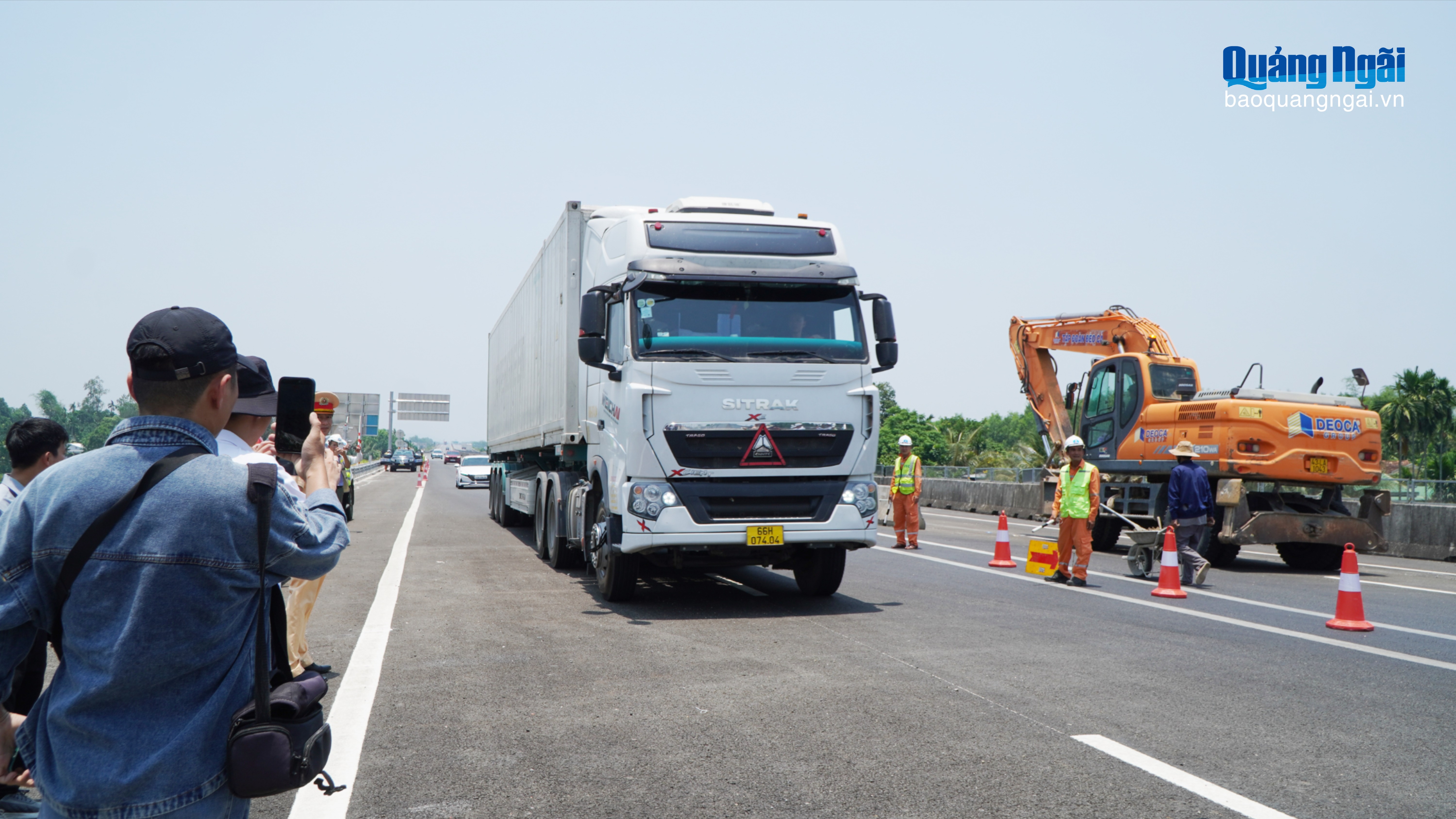 Thông xe cao tốc Quảng Ngãi - Hoài Nhơn