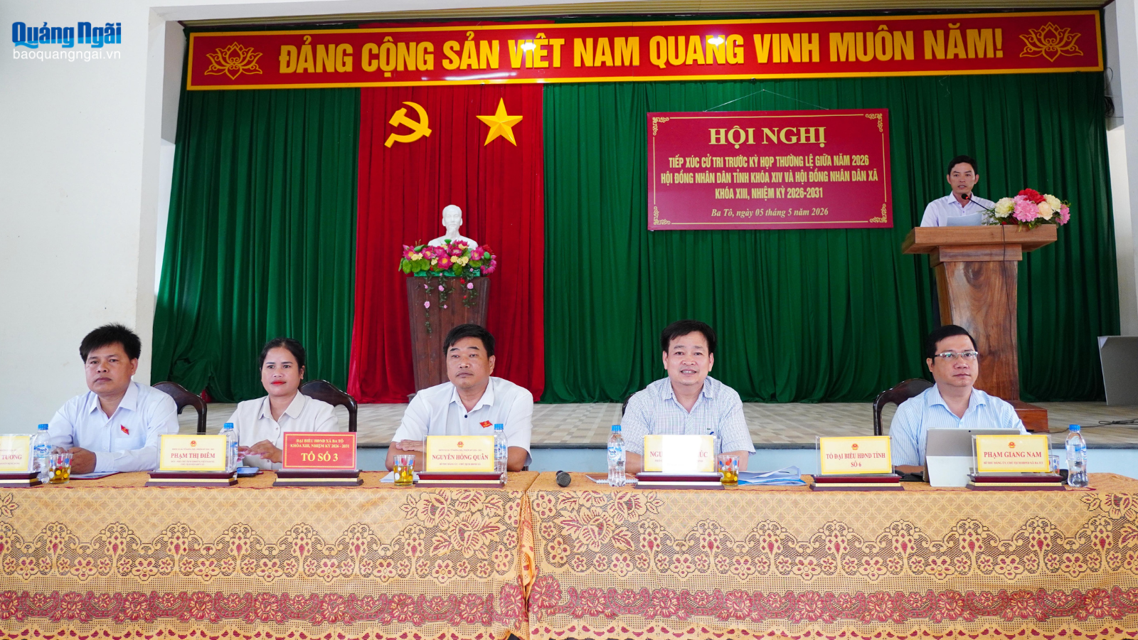 Cử tri xã Ba Tô kiến nghị nhiều vấn đề dân sinh