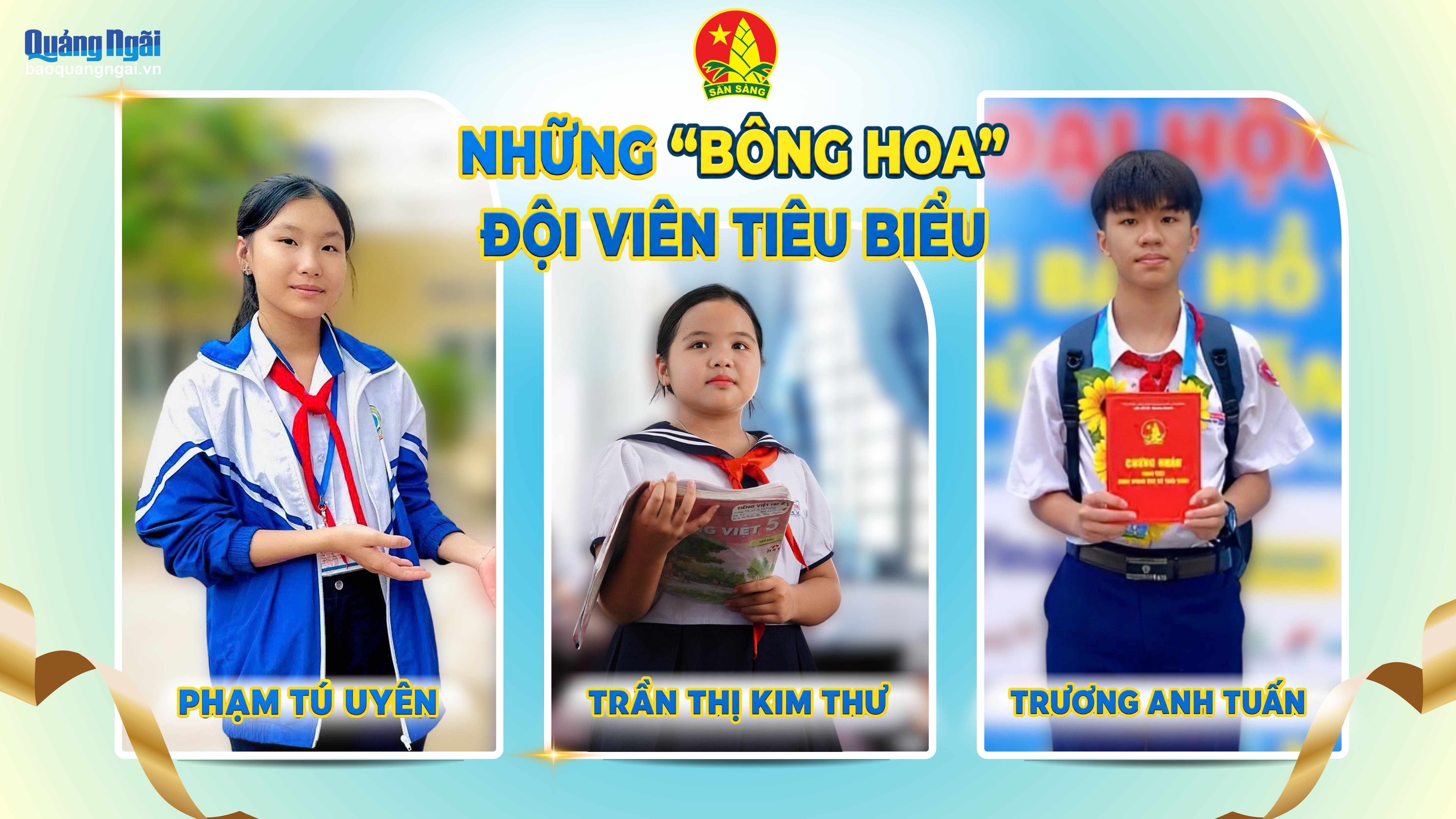 Những “bông hoa” đội viên tiêu biểu