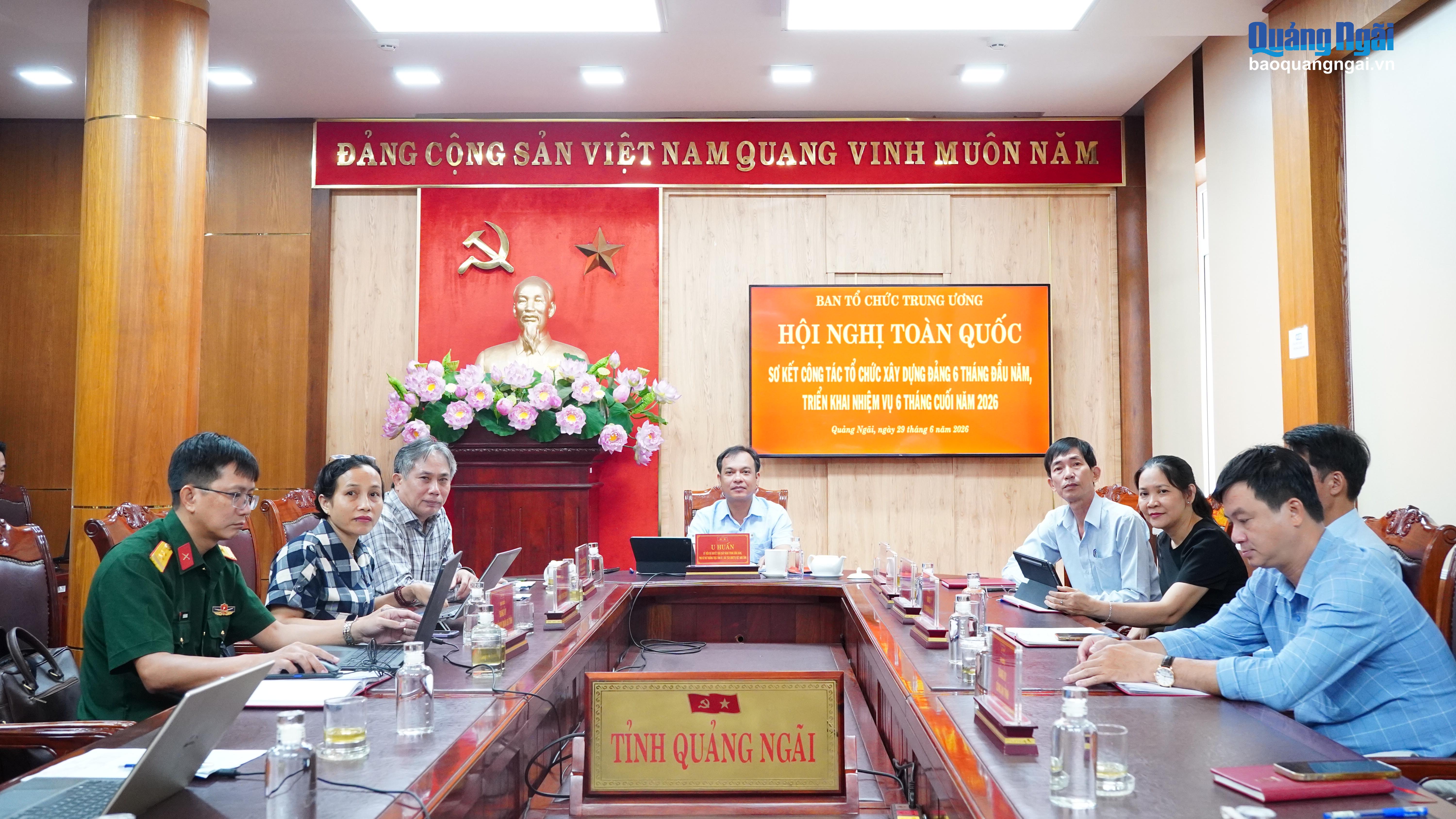 Ngành Tổ chức xây dựng Đảng triển khai nhiệm vụ 6 tháng cuối năm