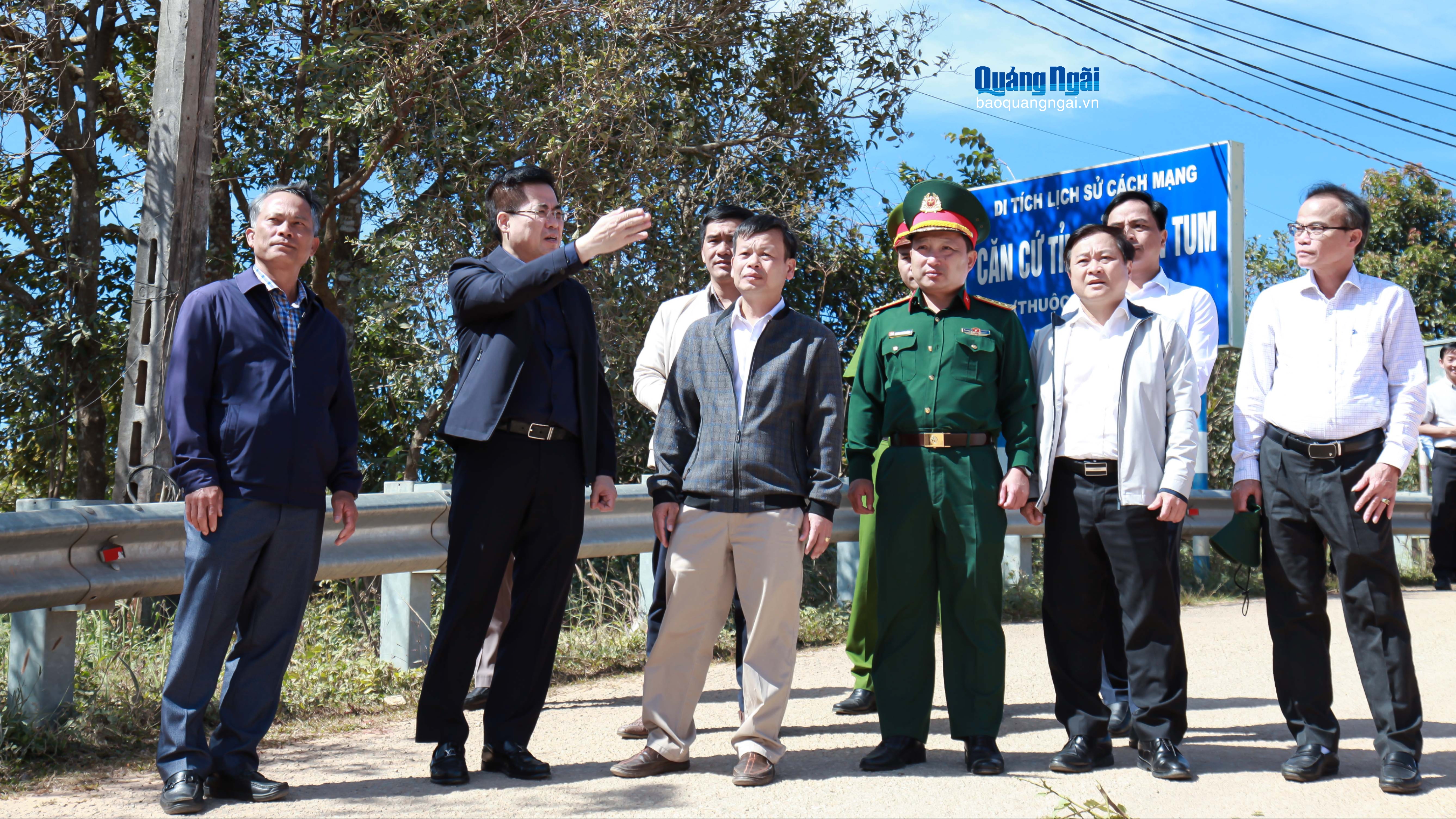 Chủ tịch UBND tỉnh Nguyễn Hoàng Giang kiểm tra các dự án, công trình tại xã Tu Mơ Rông