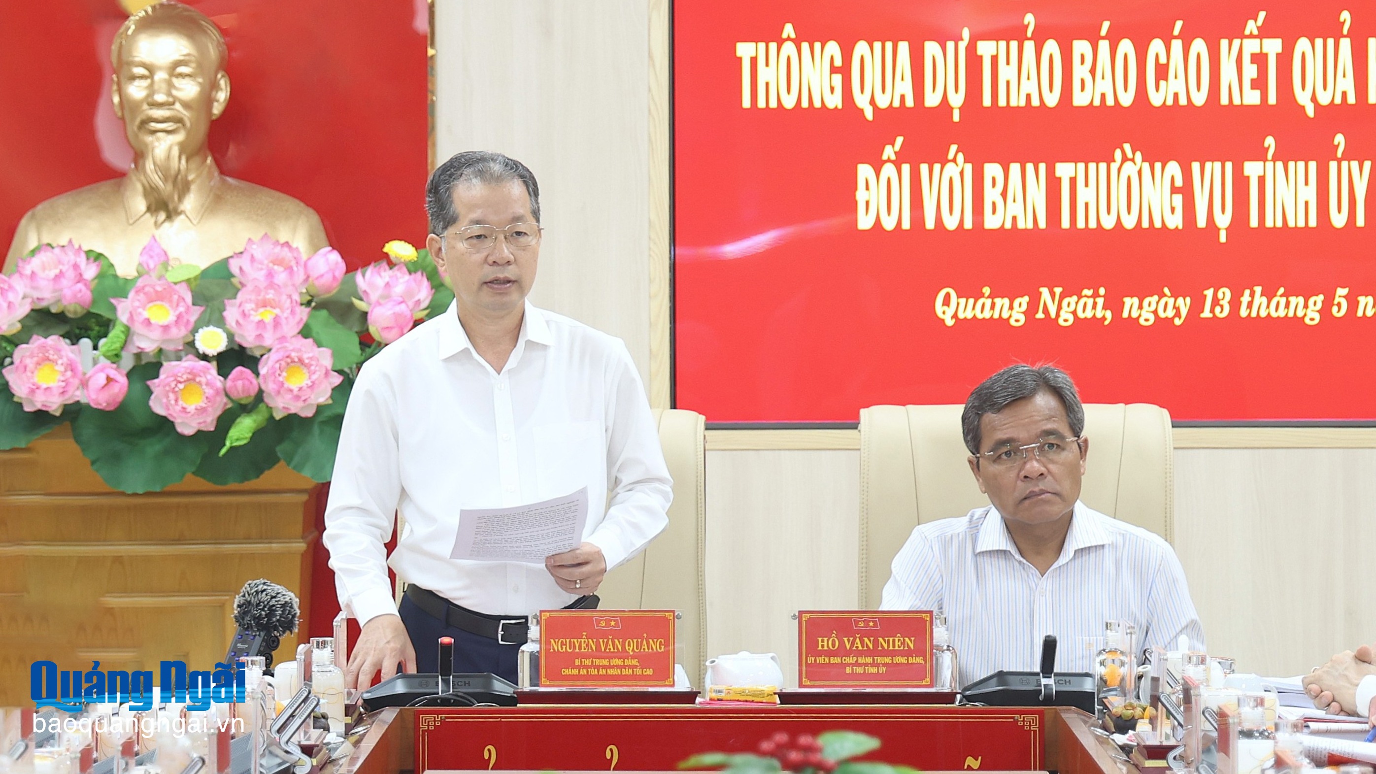 Đoàn kiểm tra, giám sát số 31 làm việc với Ban Thường vụ Tỉnh ủy