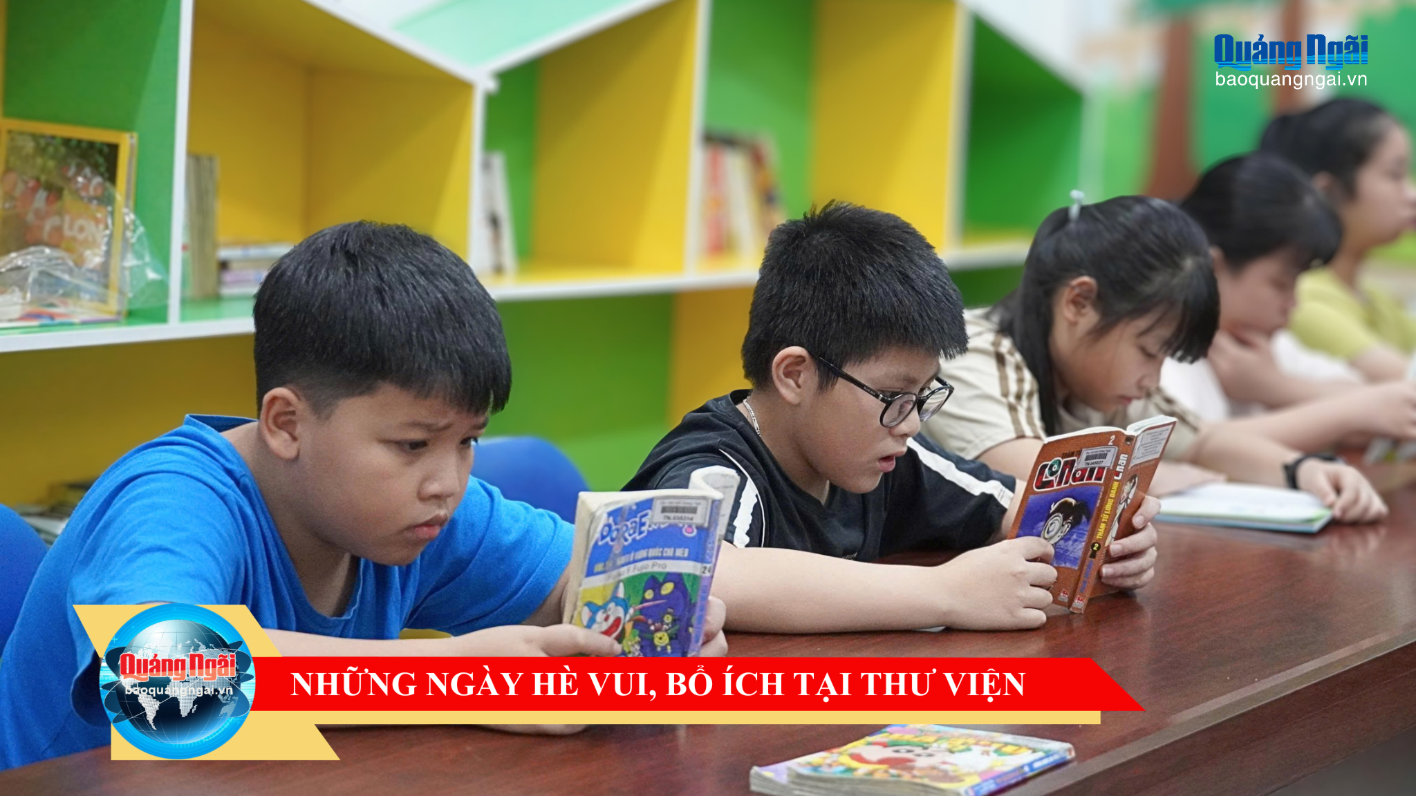 [Video]. Những ngày hè vui, bổ ích tại thư viện