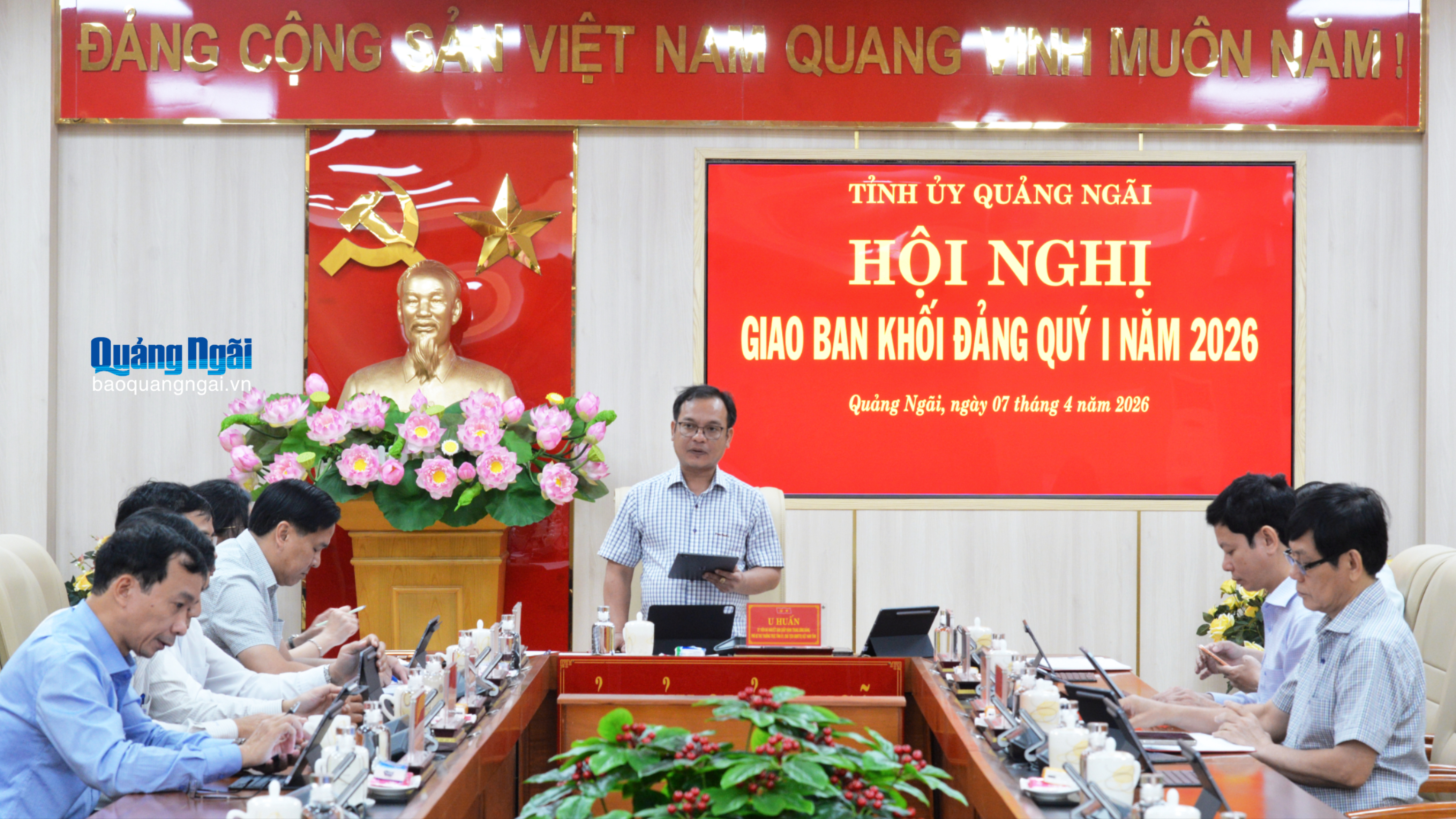 Giao ban các cơ quan khối Đảng quý I/2026