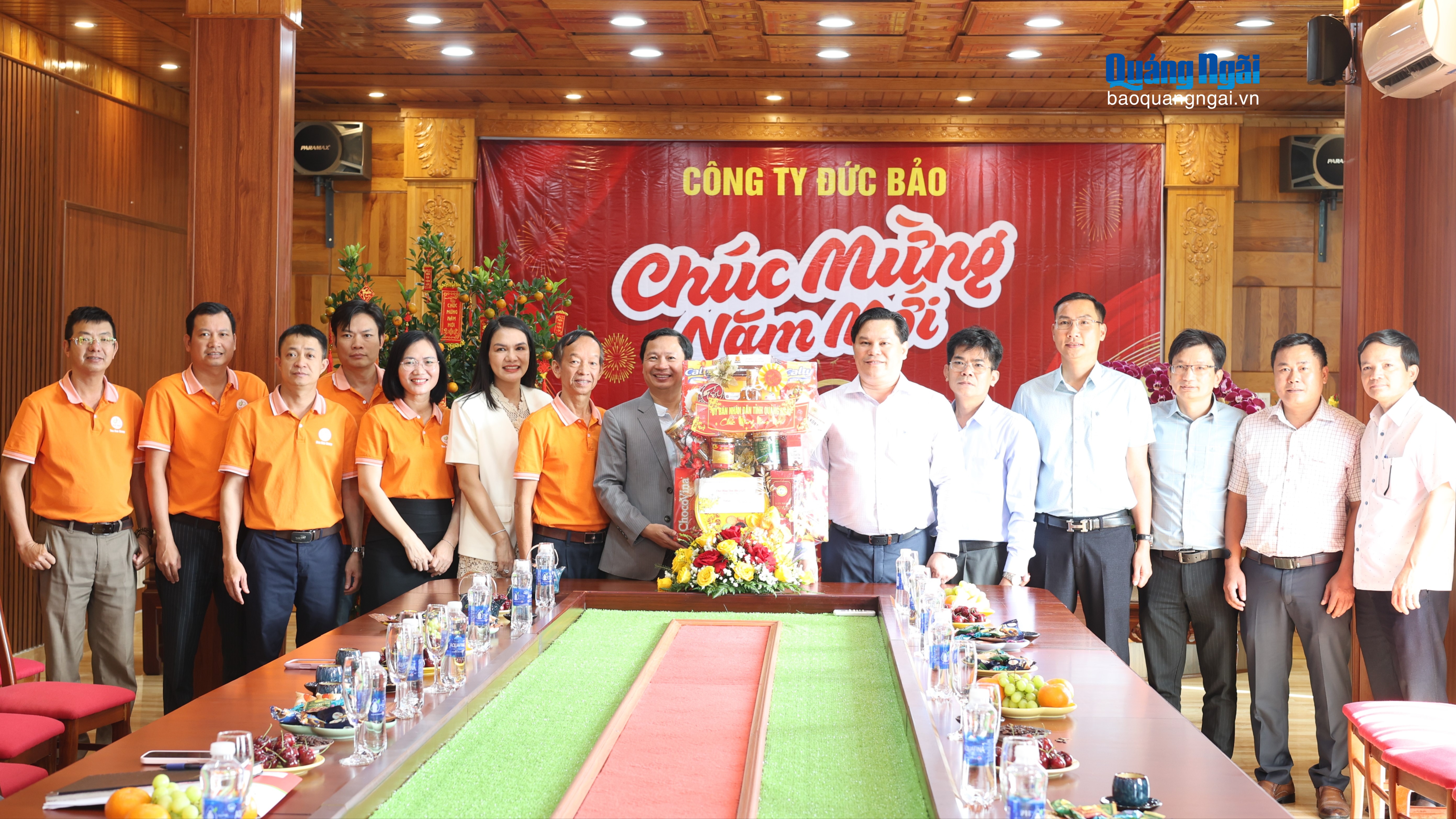 Thăm, chúc Tết Công ty Cổ phần Đầu tư thủy điện Đức Bảo