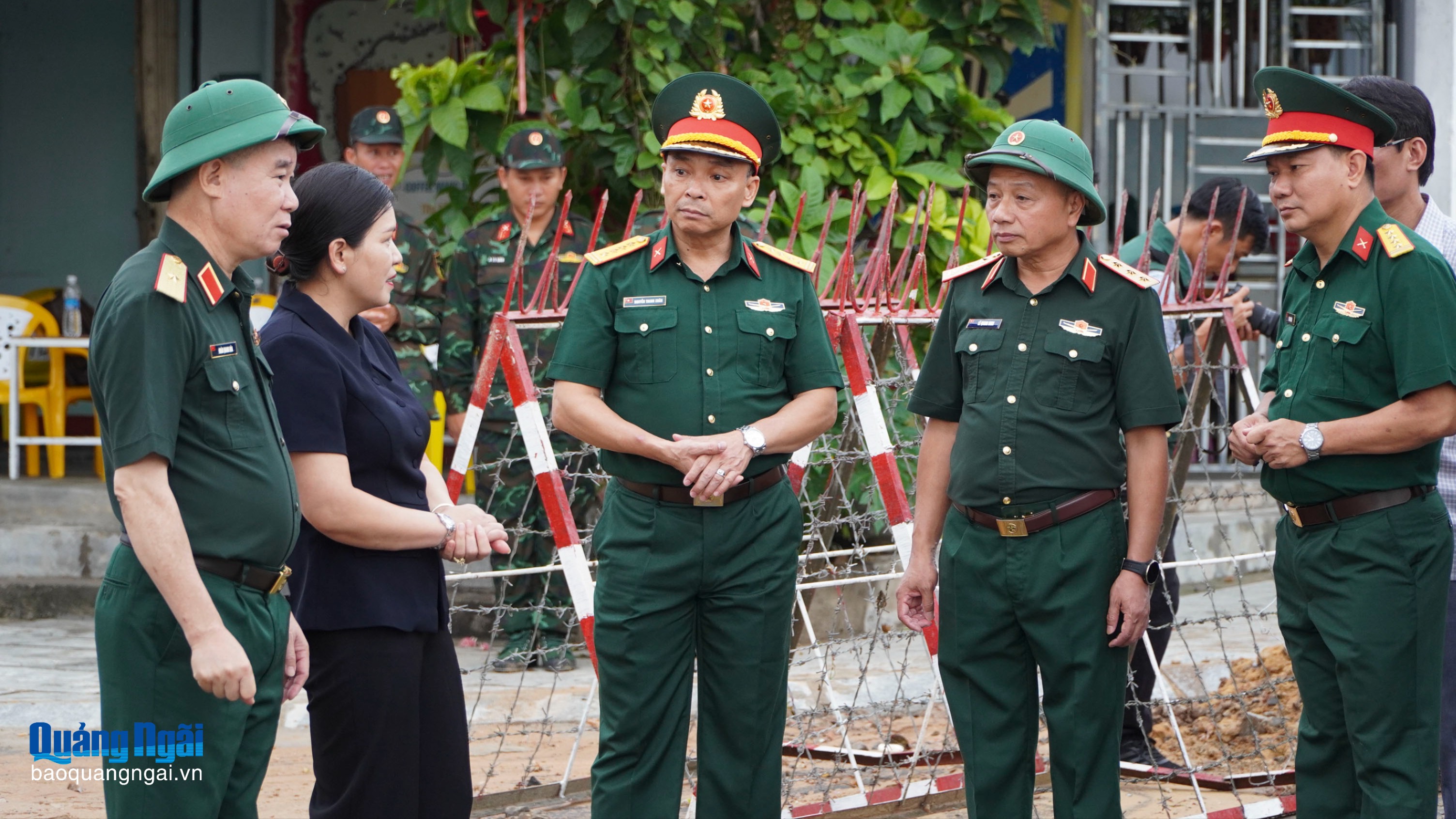 Đoàn công tác của Tổng cục Chính trị thăm, động viên Đội K53 tỉnh
