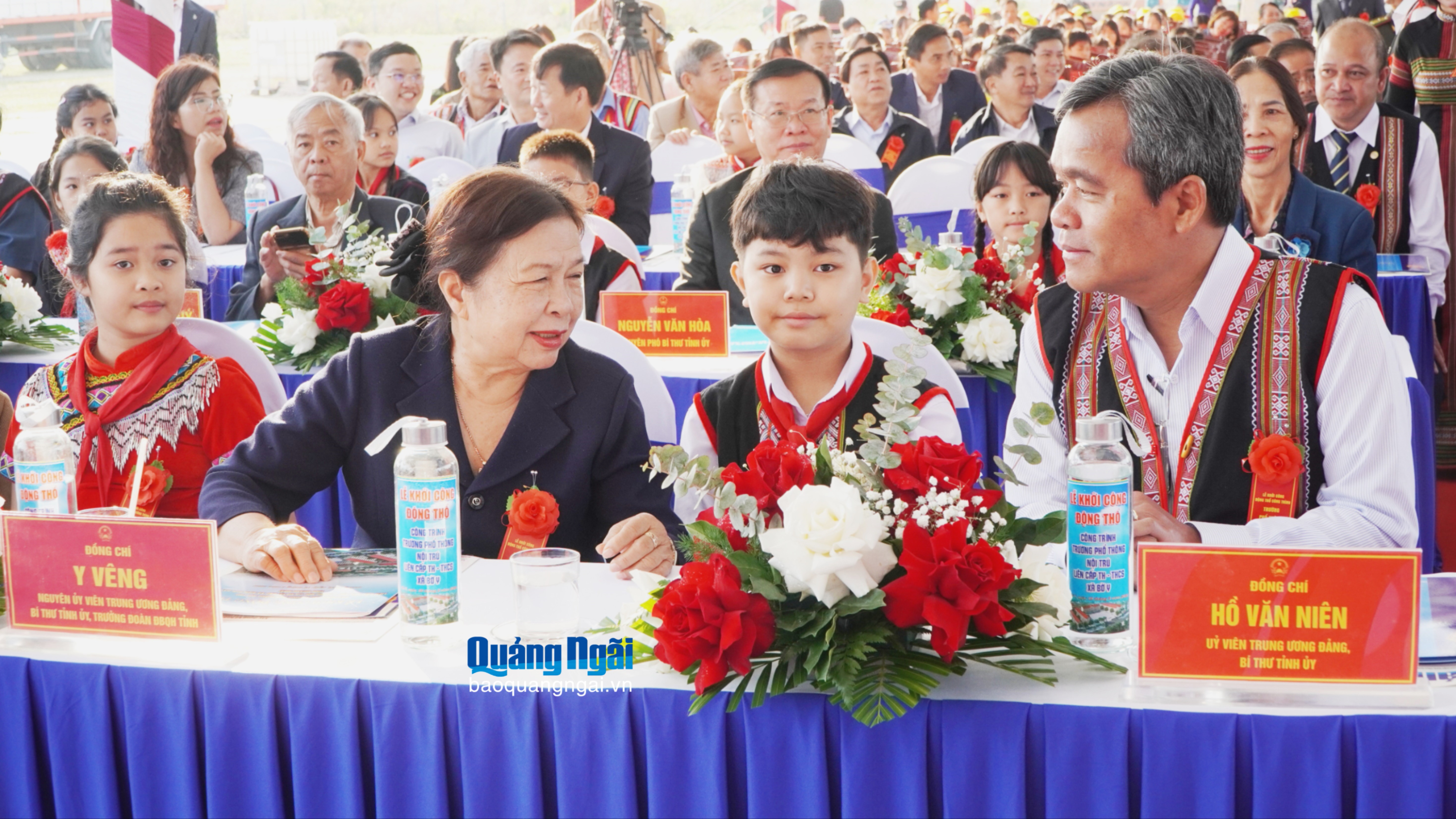 [Ảnh]. Khoảnh khắc đẹp tại Lễ khởi công xây dựng 5 trường nội trú liên cấp